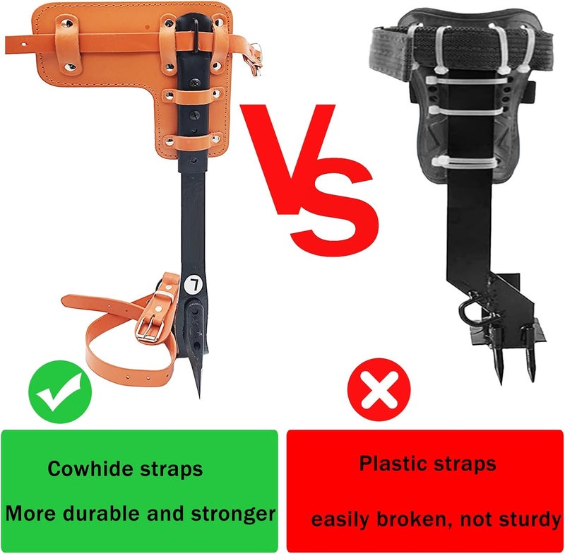 timiland Tree Climbing Spikes Set,Tree Climbing Gear，Rock Climbing Kit with Professional Accessories,Adjustable Length Design,Alloy Steel Pole,Hunting and Observation, for Climb,Fruit Picking - Image 5